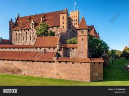 Famous neptune fountain at dlugi targ square. Teutonic Castle Image Photo Free Trial Bigstock