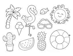 You can now print this beautiful cute summer sandals fef4 coloring page or color online for free. 74 Summer Coloring Pages Free Printables For Kids Adults