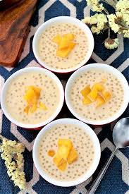 Coconut Milk Recipes Dessert Asian In 2020 Asian Dessert Recipe Mango Sago Asian Desserts