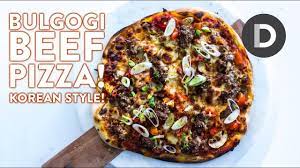 Bulgogi Beef Pizza Korean Pizza Recipe Youtube Bulgogi Beef Korean Pizza Recipe Cooking Pizza