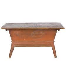 The weight of the box seems to be supported by a single wood dowel on each side. Dough Table 8 For Sale On 1stdibs