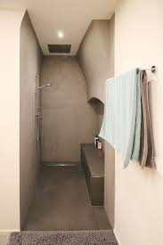 Duschkabine Beschchtet Mit Beton Cire Original No 62 Gris De Vigne 2k Pu Matt Www Betoncire At Concrete Betondusche Beton Dusche Duschkabine Badezimmer