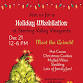 Holiday Whobilation at Sterling Valley Vineyards event in Sterling, NY