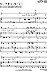 Supergirl Klavier Gesang Anna Neklab Pdf Noten Klick Auf Die Noten Um Reinzuhoren Noten Und Playback Zum Download Fur Klavier Noten Noten Klavier