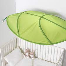 With a bed canopy over the cradle, crib or bed, you create a calm place that makes a child's room extra cozy, like in a fairytale. Lova Bed Canopy Green Ikea