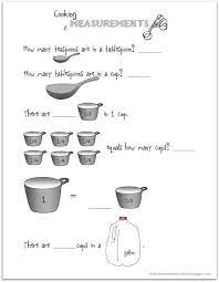 You can view more details on each measurement unit: Relentlessly Fun Deceptively Educational Teaspoons Tablespoons Cups Gallons Cooking Measurements Measurement Worksheets Food Class