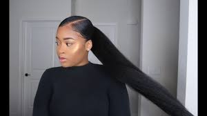 Simple Invisible Ponytail Tutorial How To Sleek Long Weave Ponytail 2018 Youtube Long Ponytail Weave Hair Ponytail Styles Weave Ponytail Hairstyles