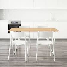 ovraryd janinge table and 4 chairs white bamboo white ikea chaise polypropylene ensemble table et chaise bambou