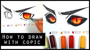 Its a very step for the beginners.hope you like it. Demonic Eyes Copic Tutorial Youtube