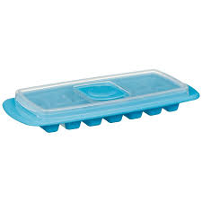 Made of durable silicone in modern grey, these two ice cube trays freeze perfectly square cubes. Anti Spill Ice Cube Tray Kitchen Accessories B M