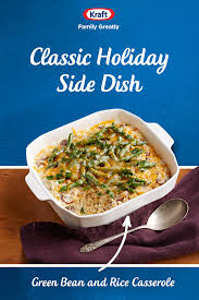 Green Bean And Rice Casserole Recipe Veggie Dishes Recipes Food