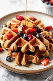 High Protein Waffles (33 grams of protein!) - Eat the Gains