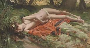 You Are Being Redirected Narcissus Art Painting