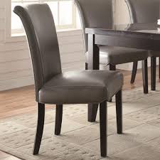 newbridge metal gray tone vinyl dining