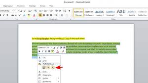 Microsoft office adalah aplikasi perkantoran yang sangat familiar bagi orang. Cara Menghilangkan Background Hasil Copy Di Microsoft Word