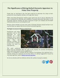 Real estate investment can be one of the smartest ways to make your money work for you. The Significance Of Hiring Naftali Horowitz Appraiser To Value Your Property By Naftali Horowitz Appraiser Issuu