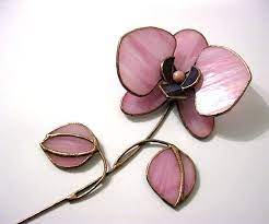 Stained Glass Orchid
