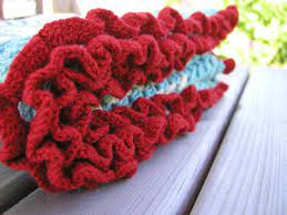Hand Knitted Things Crochet Ruffle Throw Crochet Edging Crochet Stitches Double Crochet