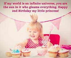 On your very special day. 40 Cute Happy 2nd Birthday Wishes For 2 Year Old Baby