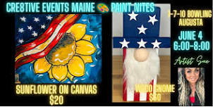 Paint Night - Sunflower or Gnome @ 1-7-10 Bowling