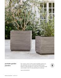 The range of distinct versaille planters — often made from metal, hardwood and wood — can elevate any home. West Elm Outdoor Rio Cache Pots Triangle Medium