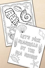 Search through more than 50000 coloring pages. Seashell Coloring Pages Life Is Sweeter By Design