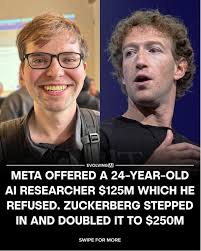 This is what you call turning yourself into a valuable asset that the world  wants. Imagine, Zuckerberg offered twice the last offer to hire this guy.  When you hire A level team