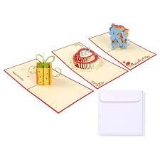 0 out of 5 stars, based on 0 reviews. 3 Pack 3d Pop Up Happy Birthday Greeting Card Cakes Present Balloon W Envelopes Target