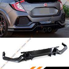All these body kits involve full bumper replacements. Car Truck Parts For 2016 2019 Honda Civic Fk7 Hatchback Sport Type R Style Rear Bumper Diffuser Marcuswenz De
