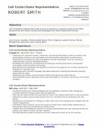 Call Center Sales Representative Resume Samples Qwikresume
