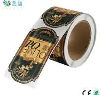 Custom Printing Cold Foil Transparent Self Adhesive Clear ...