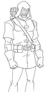 How To Draw Green Arrow Superhero Coloring Pages Superhero Coloring Arrow Drawing