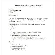 Download now the free doc format resume and start your job search with the best professional tools. Career Objective For Resume For Fresher Teacher Job Resume Format Resume Format For Freshers Resume Pdf
