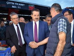Gida Tarim Ve Hayvancilik Bakani Faruk Celik Antalya Toptanci Hali Esnafini Ziyaret Etti 4 Mayis 2016 Antalya Tarim