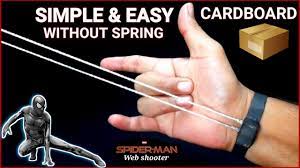 First you need to cut off the tip of the syringe, drill a hole in it for the metal rod and cut the syringe's thread. How To Make Spider Man Web Shooter With Cardboard Easy Simple Diy Web Shooter Without Spring Youtube