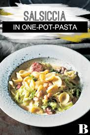 One Pot Pasta Mit Salsiccia Rezept Pasta In Einem Topf Nudelgerichte Gefullte Nudeln