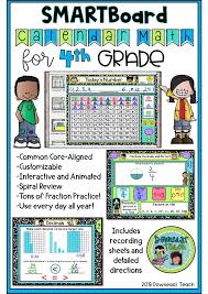 Calendar Math For 4th Grade Smart Board Calendar Math Smartboard Calendar Math Math