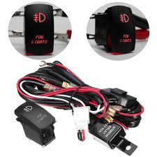 5 out of 5 stars. Universal Green Blue Red Led Fog Light Rocker Switch With Led Bar Wiring Harness For Cars Motorcycle Wish