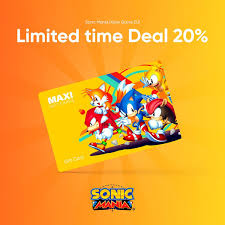 Cardcash verifies the gift cards it sells. Maxi Gift Cards Sonic Mania Xbox Game Eu Limited Time Facebook