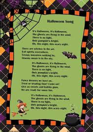 His mum is really glad,. Halloween Song Lyrics For Children Halloween Songs Kids Songs Halloween Poems