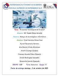 5 avances tecnologicos dela salud