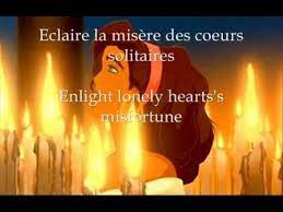 And Since The Hunchback Of Notre Dame Is Set In France Here Is A French Version Of God Help The Outcasts With Fren God Help The Outcasts Learn French Outcast