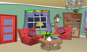 Kid boy room interior illustration of modern bedroom furniture in blue scandinavian style. Amazon Com Escape From Cartoon Room Apps Games