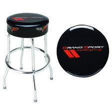 Chairs, stools, mouse pads, blankets and more. Hossrods Com Corvette Grand Sport Counter Stool Hot Rod Accessories Garage Gear And More