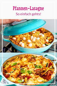 Pfannen Lasagne So Einfach Geht S Lecker Pfannen Lasagne Rezepte Lasagne