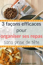 3 Facons Efficaces Pour Organiser Ses Repas Un Zeste D Organisation Repas Preparation De Repas Manger Sain Pas Cher