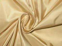 Gold Fabric Light Gold Color Silk Taffeta Gold Fabric