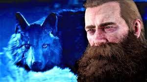 First Wolf vision of Arthur Red Dead Redemption 2