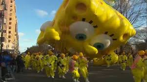 Spongebob squarepants, will make his 15 th appearance in the macy's thanksgiving day parade. After Wind Scare Balloons Fly At Macy S Thanksgiving Day Parade In New York City Abc7 New York