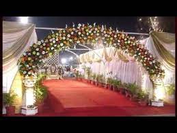 The wedding decor is what will really set the mood for your wedding day. Wedding Entry Gate Decoration Ideas Youtube